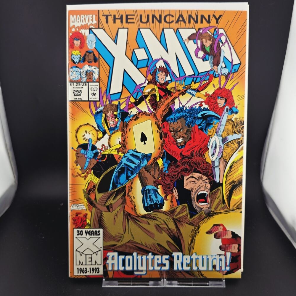 UNCANNY X-MEN #298 NM 9.4+ Acolytes Return Marvel 1993 Gambit Cover Direct Editi